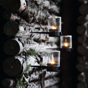 Teelichthalter Pipe Hurricane horizontal