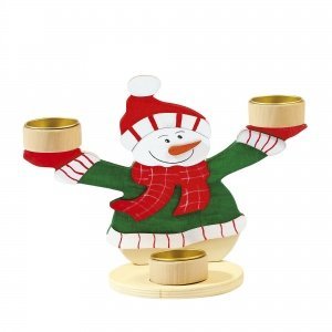 Teelichthalter "Schneemann"