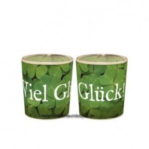 Teelichthalter Viel Glück von la vida
