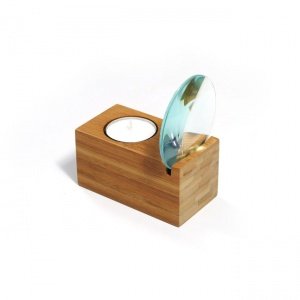 Teelichthalter Zoom natur