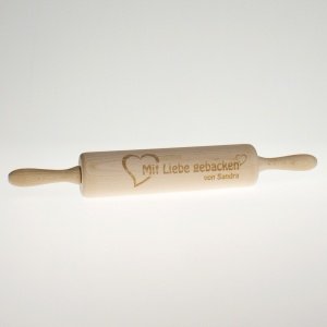 Teigrolle mit Gravur