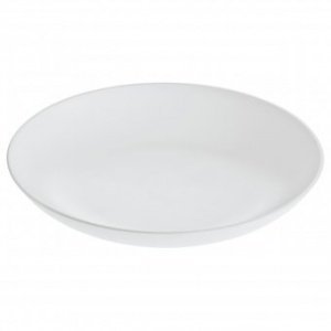 Teller Rondo 4er Set tief solid weiß