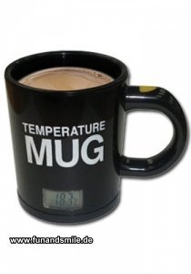 Temperatur Kaffeebecher - Mit Digitalanz