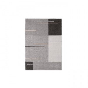 Teppich Samoa Design grau, 140 x 200 cm