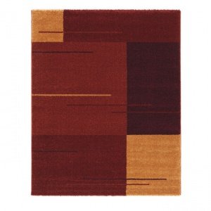 Teppich Samoa Design rot-gelb, 240 x 300