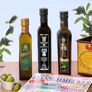 Testsieger Olivenölset Olio Award 3x250m