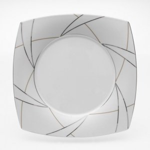 Tettau Jade Silk Frühstücksteller eckig 