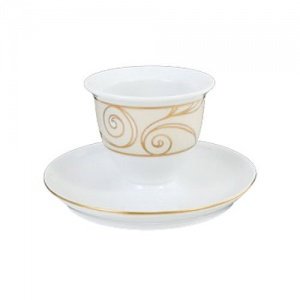 Tettau Jade Velluto Eierbecher a. Fuß