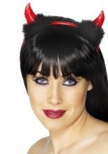 Teufel Hörner schwarz-rot