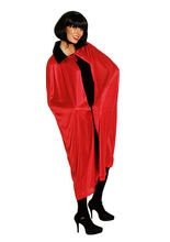 Teufel-Umhang Satin-Cape 136cm rot