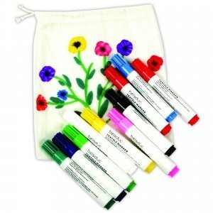 Textilfarbmalstifte, 10 Stück