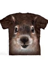 The Mountain Squirrel Face Kinder T-Shir