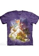 The Mountain Sunset Unicorns Kinder T-Sh