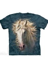 The Mountain White Horse Portrait Kinder