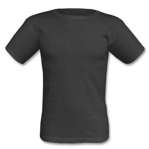 Thermal Unterhemd kurzarm schwarz