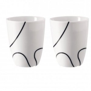 Thermobecher 2er Set small Black Contour