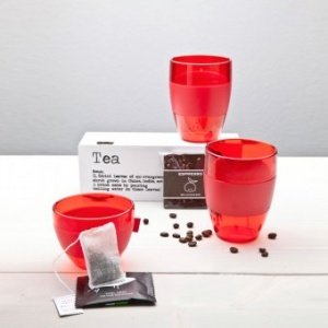 Thermobecher Aroma solid himbeer/transpa