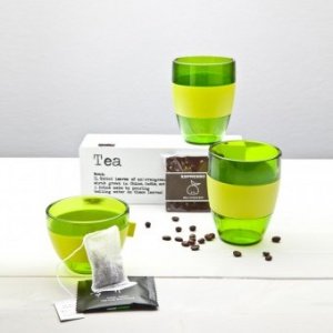 Thermobecher Aroma solid oliv/transparen