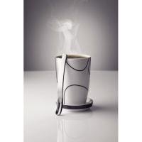 Thermobecher m.Untertasse und Caffé Latt