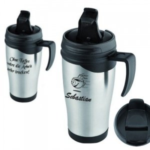 Thermobecher mit eigener Gravur