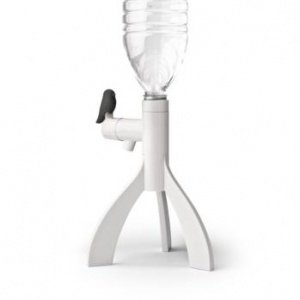 Thirsty Bird Wasserspender weiß/schwarz 