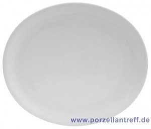 Thomas Coup weiss Teller / Platte oval 2
