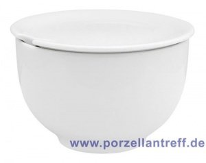 Thomas Coup weiss Zuckerdose mit Einschn