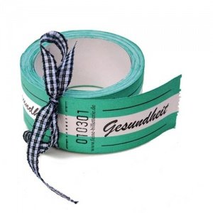 TICKET ZUM GLÜCK Wertmarke "GESUNDHEIT"