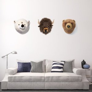 Tierische Plüschtrophäen