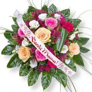 Tiffany und Schleife: Danke Mama