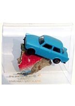 Tischaufsteller Berliner Mauer + Trabant