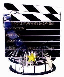 Tischaufsteller/Centerpiece *Movie*