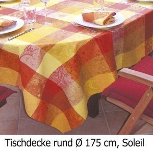Tischdecke Mille Couleurs Soleil, rund