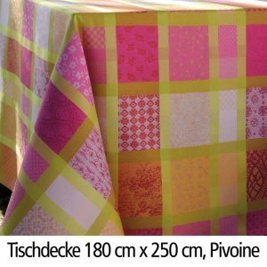 Tischdecke Mille Ladies Pivoine 180x250 