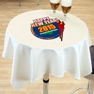 Tischdecke für die Silvesterparty Happy 
