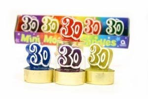 Tischdekoration zum 30. Geburtstag! Teel