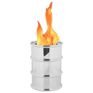 Tischfeuer Feuertonne (Chrom)