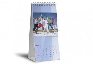 Tischkalender hoch