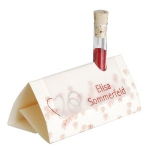 Tischkarte Die Chemie stimmt