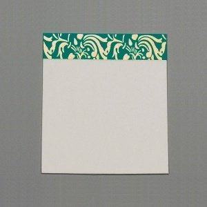 Tischkarte Kashmira, türkis