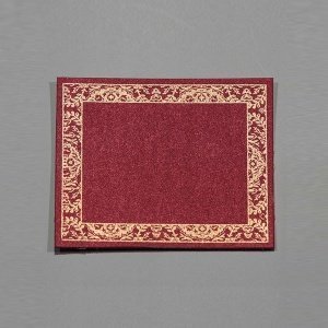 Tischkarte Raja, rot