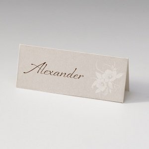 Tischkarten Agathe 6 St. pro Bogen, bedr