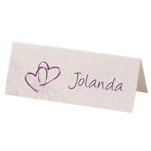 Tischkarten Mabel 6 St. pro Bogen, bedru