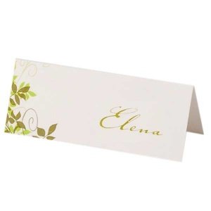 Tischkarten Sylvia 6 St. pro Bogen, bedr