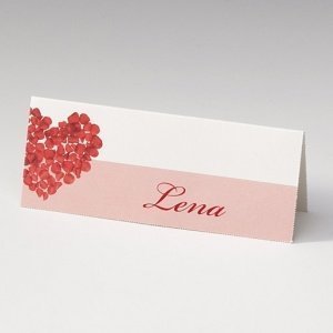 Tischkarten Tracey 6 St. pro Bogen, bedr