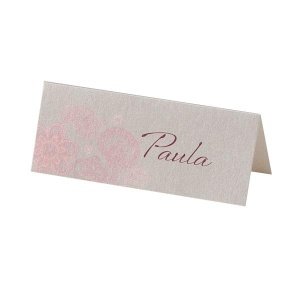 Tischkarten Vanessa 6 St. pro Bogen, bed