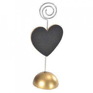 Tischkartenhalter Herztafel, gold, 2 St.