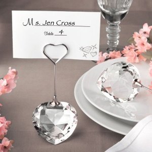 Tischkartenhalter Kristallherz