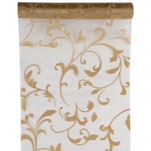 Tischläufer Arabeske, gold, 5 m