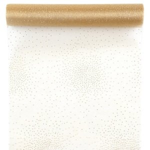 Tischläufer Glamour, gold, 5 m